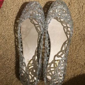 Jelly flat shoes